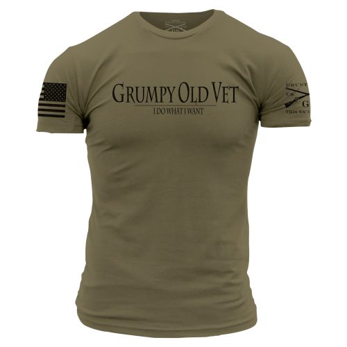 Grunt Style Grumpy Old Vet Short-Sleeve T-Shirt for Men