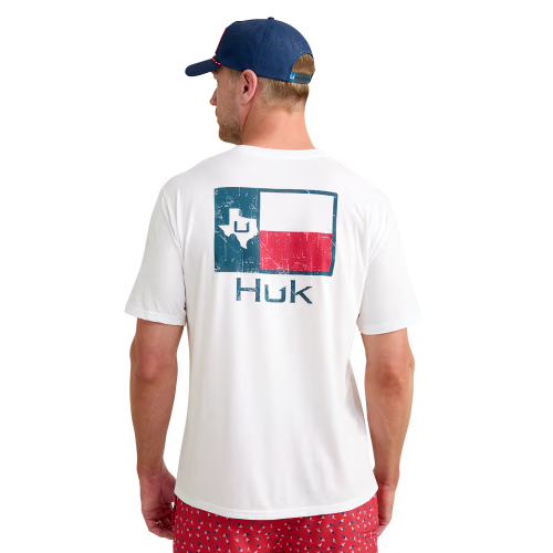 New! Huk Big State Short-Sleeve T-Shirt for Men