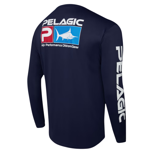 New! Pelagic Aquatek Deluxe Long-Sleeve Fishing Shirt for Men