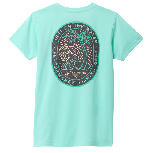 New! Columbia PFG Graphic Short-Sleeve T-Shirt for Kids