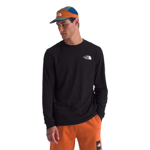 New! The North Face Box NSE Long-Sleeve T-Shirt for Men