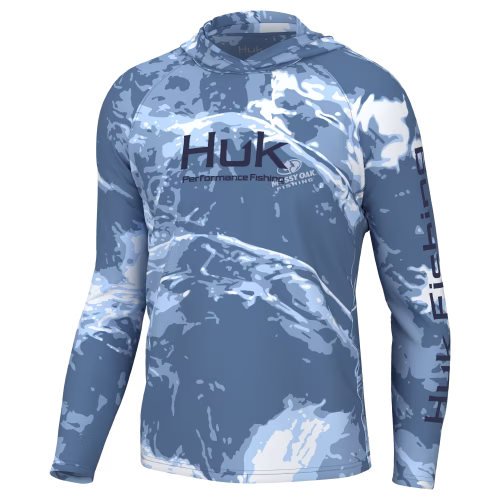 New! Huk Pursuit Mossy Oak Hoodie for Men