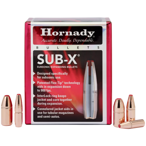New! Hornady Sub-X Subsonic eXpanding Bullets