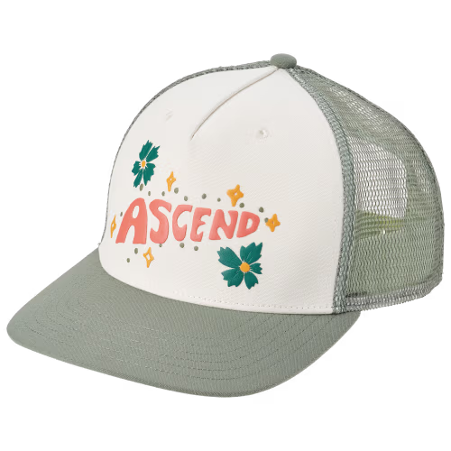 New! Ascend Floral Mesh-Back Cap