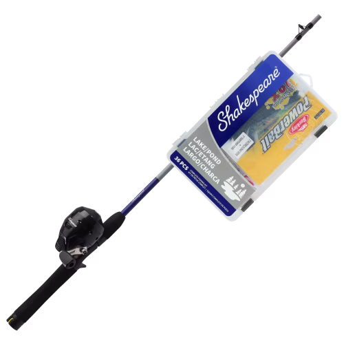 New! Shakespeare Catch More Fish Lake/Pond Spincast Combo