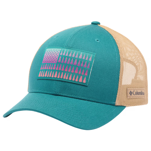 New! Columbia Tree Flag Mesh Snapback Cap for Ladies
