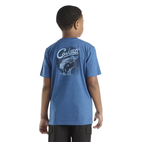 New! Carhartt Fish Short-Sleeve Pocket T-Shirt for Kids