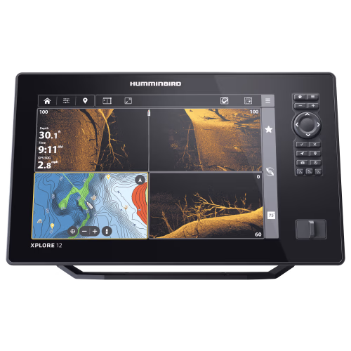 New! Humminbird XPLORE 12 CHIRP MEGA SI Fish Finder/Chartplotter