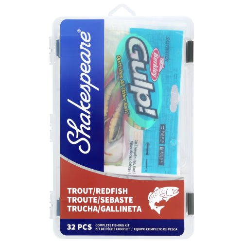 New! Shakespeare Catch More Fish Redfish Trout Kit