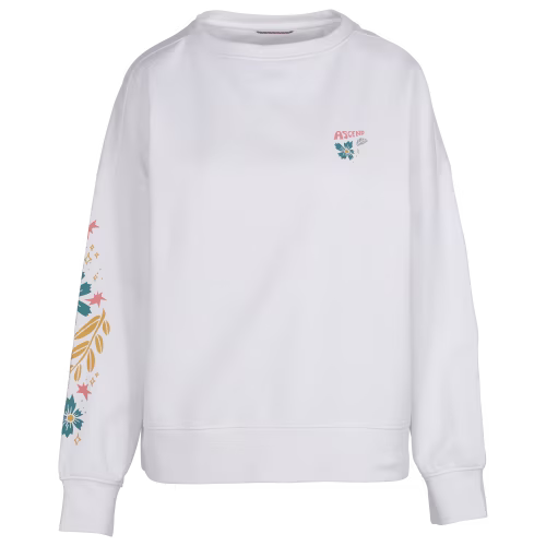 New! Ascend To and Fro Printed Sweatshirt for Ladies
