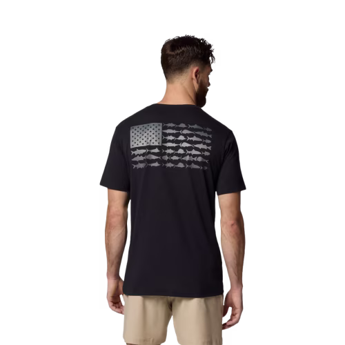 New! Columbia PFG Fish Flag II Short-Sleeve Shirt for Men
