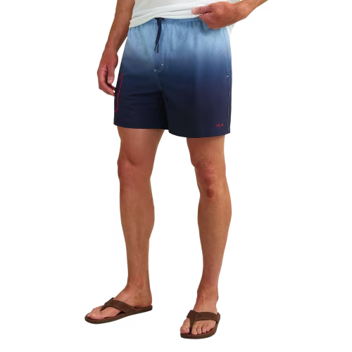 New! Huk Pursuit Graphic Volley Shorts for Men