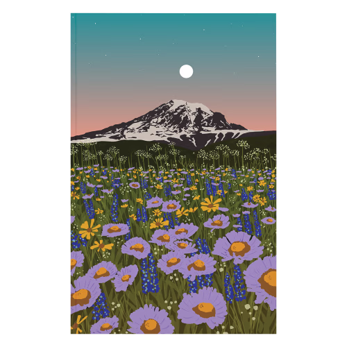 New! Denik Mountain Flowers Medium Notebook