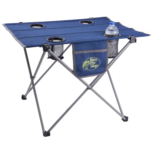 New! Bass Pro Shops Foldable Camp End Table