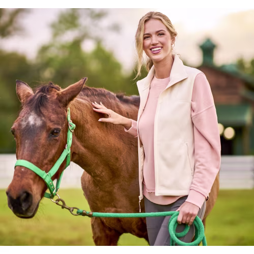 New! Natural Reflections Ventura Fleece Vest for Ladies