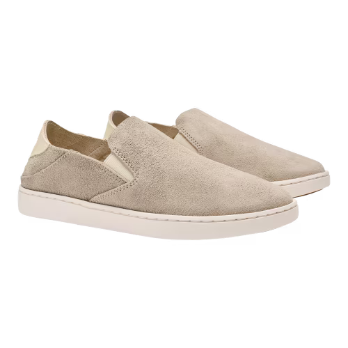 New! OluKai Pehuea Luxe Suede Slip-On Sneakers for Ladies