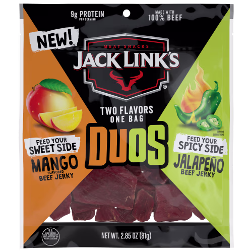 New! Jack Link's Mango and Jalapeno Duos Beef Jerky