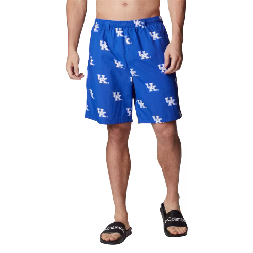 New! Columbia Collegiate Backcast III Printed Shorts for Men
