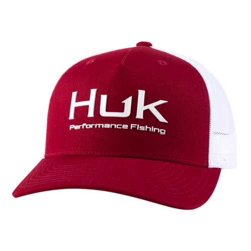 New! Huk Performance Fishing Snapback Trucker Cap