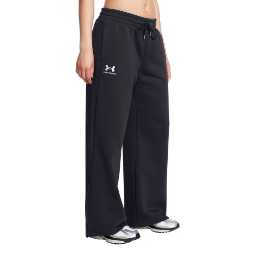 New! Under Armour Icon Fleece Wide-Leg Pants for Ladies
