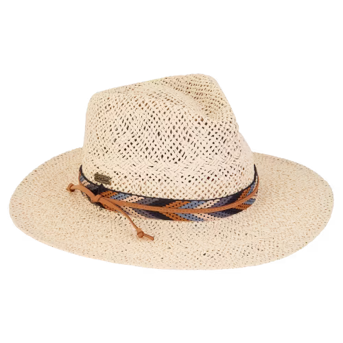 New! Sun 'N' Sand Maria Paper Straw Safari Hat for Ladies