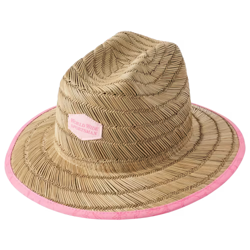 New! World Wide Sportsman Straw Lifeguard Hat for Kids