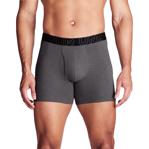 New! Under Armour Performance 6" Boxers for Men 3-Pack