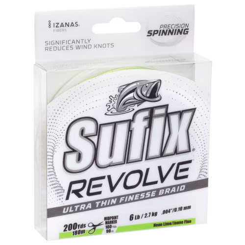 New! Sufix Revolve Finesse Braid Fishing Line