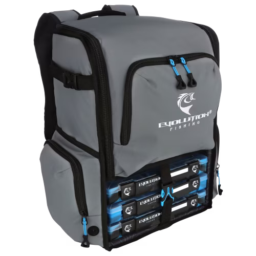 New! Evolution Fishing Largemouth 3.0 Tackle Backpack