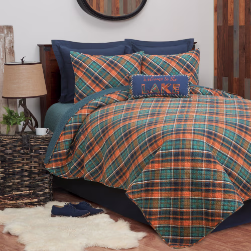 New! C&F Home Troy Plaid Bedding Collection Quilt Set