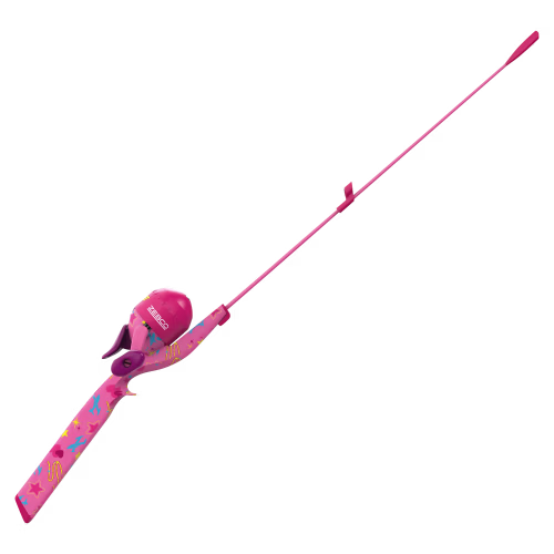 New! Zebco Wonder Woman Floating Spincast Combo