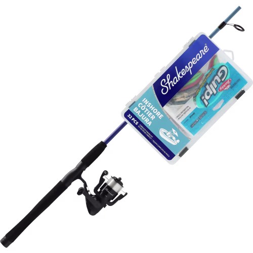 New! Shakespeare Catch More Fish Inshore Spinning Combo