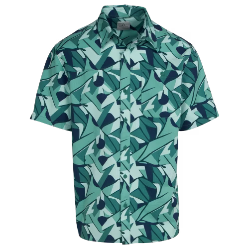 New! Ascend Zephyr Button-Down Short-Sleeve Shirt for Men
