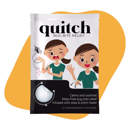 New! Quitch Bug Bite Relief Stickers