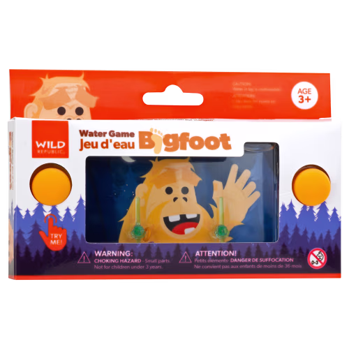 New! Wild Republic Handheld Bigfoot Water Game