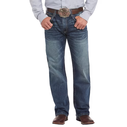 New! Ariat M4 Low-Rise Stretch Preston Boot-Cut Jeans for Men