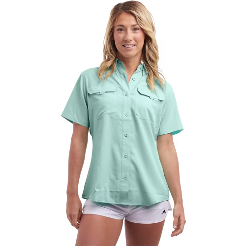 New! Pelagic Keys Short-Sleeve Fishing Shirt for Ladies