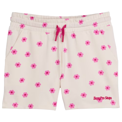 New! Bass Pro Shops Logo Drawstring Shorts for Girls