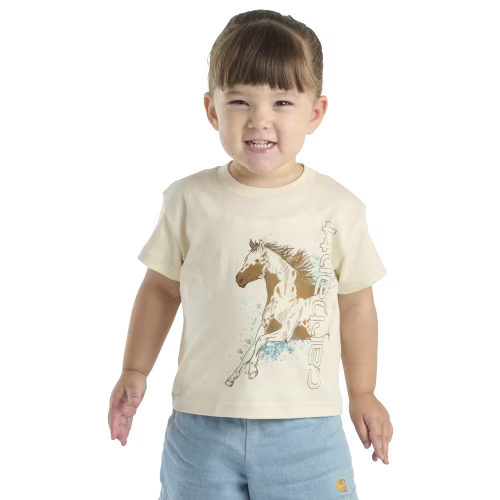 New! Carhartt Horse Graphic Short-Sleeve T-Shirt for Kids
