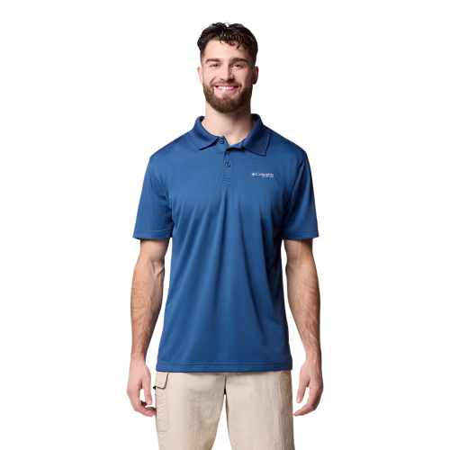 New! Columbia PFG Solar Stream Short-Sleeve Polo for Men