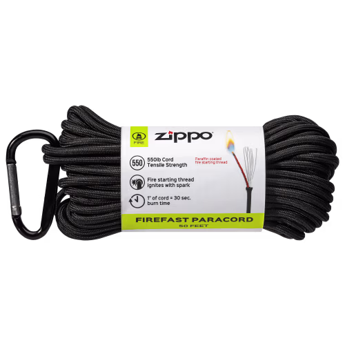 New! Zippo Fire-Starting Paracord