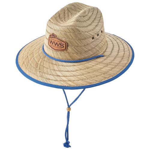 New! World Wide Sportsman Straw Lifeguard Hat