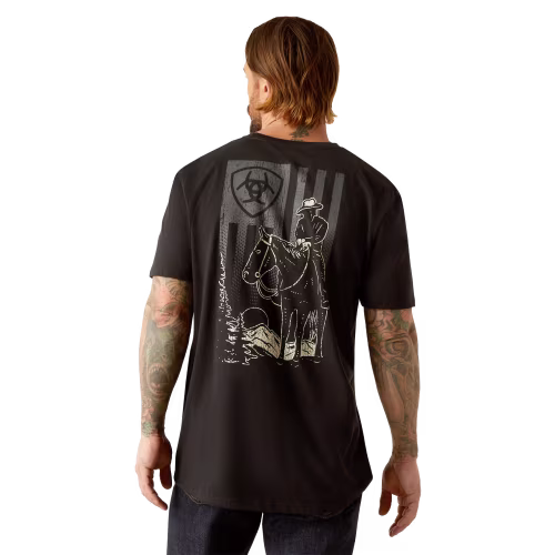 New! Ariat Big Sky Freedom Short-Sleeve T-Shirt for Men