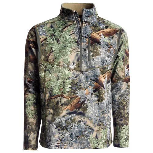 New! Kings Camo Hunter Quarter-Zip Pullover for Men