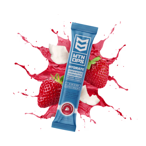 New! MTN OPS Hydrate Strawberry Coconut Drink Mix