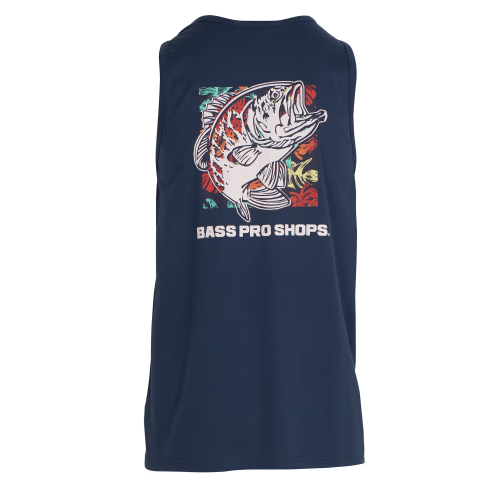 New! Bass Pro Shops Logo Graphic Tank Top for Men