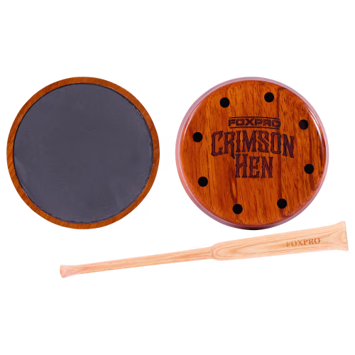 New! FOXPRO Crimson Hen Slate Friction Turkey Call