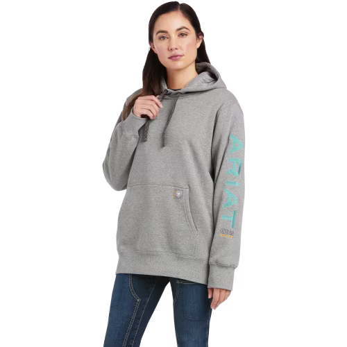 New! Ariat Rebar Graphic Long-Sleeve Hoodie for Ladies