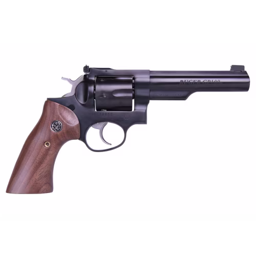 New! Ruger GP100 Revolver with Smooth Walnut Grips