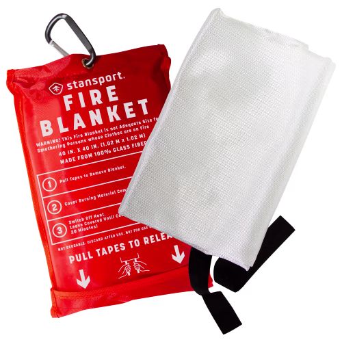 New! Stansport Emergency Fire Blanket